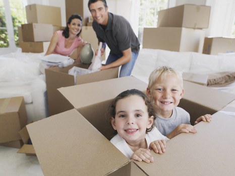 Watford Movers recycling cardboard and packing materials during a sustainable house move