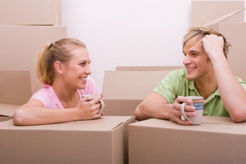 Customer service representative reviewing a moving service complaint