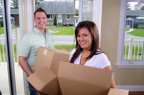 Watford Movers team preparing for a safe house move