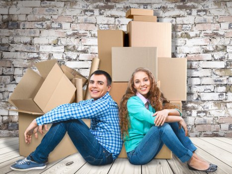 House removalists loading furniture in Watford