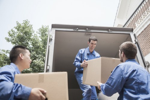 Experienced Watford removal team managing fragile items and packing