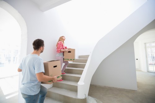 Customer booking a moving service with a written quotation