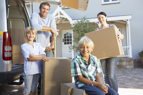 Careful movers handling furniture during same day removals in Watford