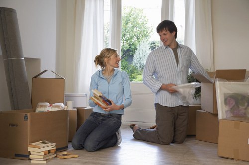 Careful packing materials used for Watford home moving