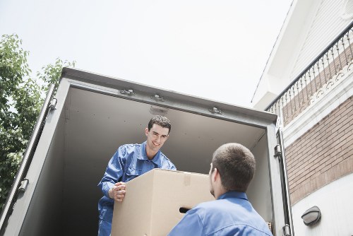Supervisor checking safety measures during a removal job