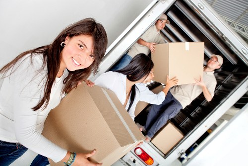 Watford van service helping with home relocation boxes