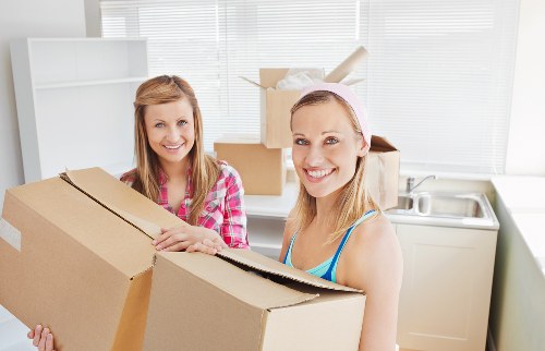 Careful boxing and labelling items during a local relocation