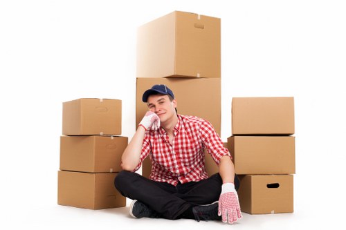 Business relocation team reducing downtime during an office move
